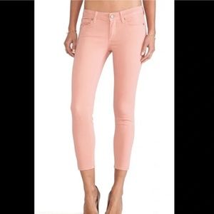 Paige Verdugo Crop in Ballet Pink jeans